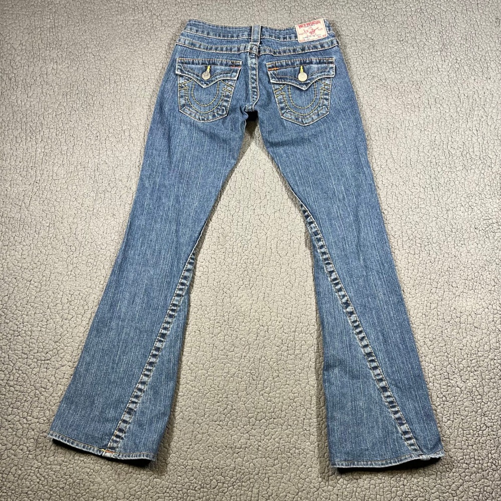 True Religion Blue Flare Jeans - Picture 3 of 11